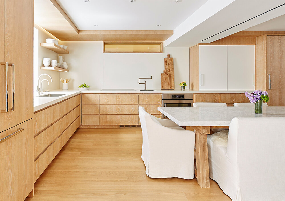 White Oak Kitchen Cabinets